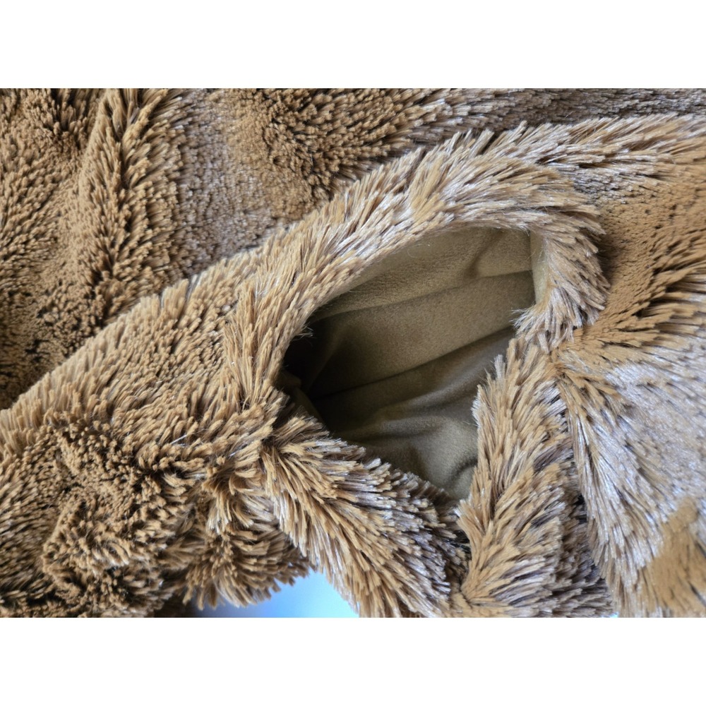Patagonia Pelage Ladies‎ Jacket Bear Brown XS Pockets Zipper Snap Button Collar - Picture 7 of 15